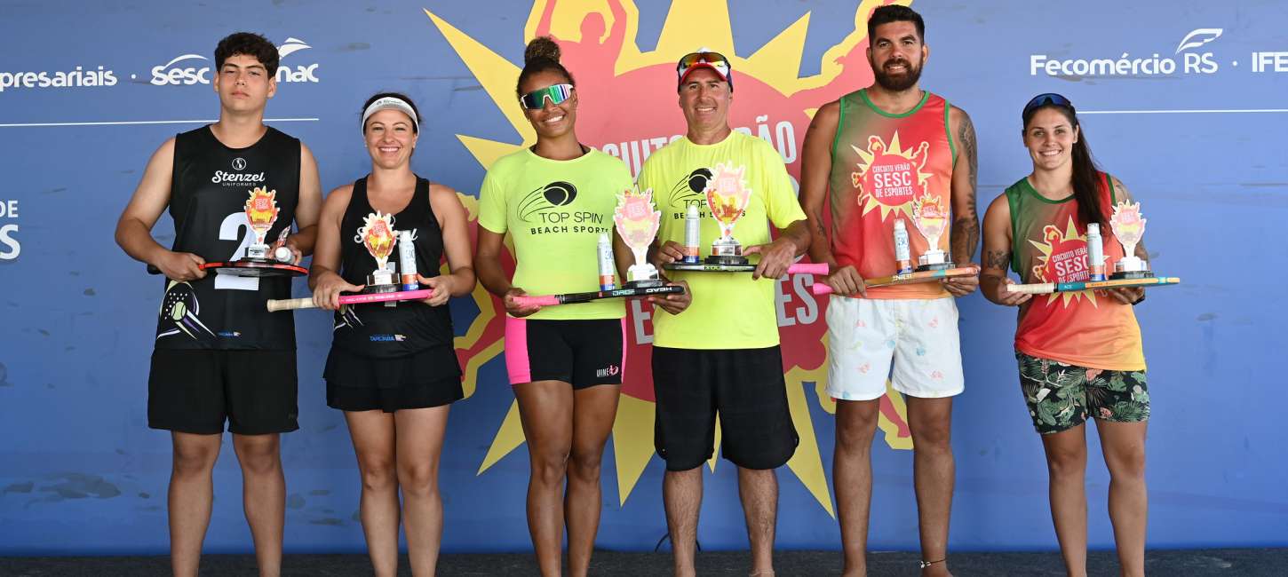 Tapejara é representada na 22ª edição do Circuito Verão Sesc de Esportes em Torres