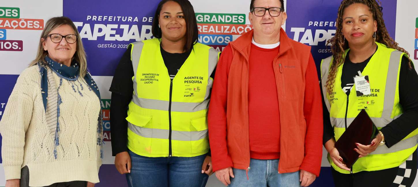 Tapejara participa de pesquisa estadual sobre inclusão socioprodutiva