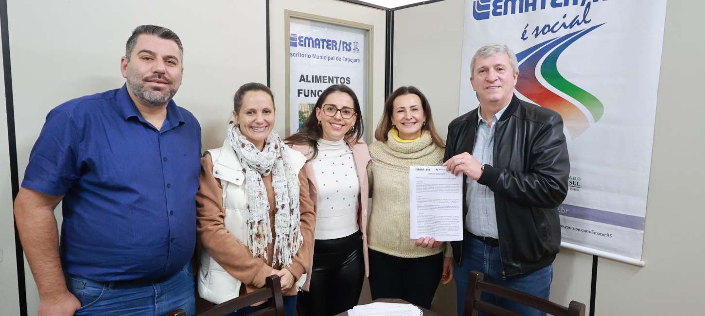 Prefeitura e Emater alinham ações para fortalecer a agricultura familiar com foco na sustentabilidade