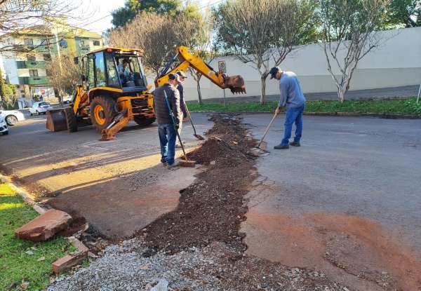 Prefeitura de Tapejara avança em obras de infraestrutura e mobilidade urbana
