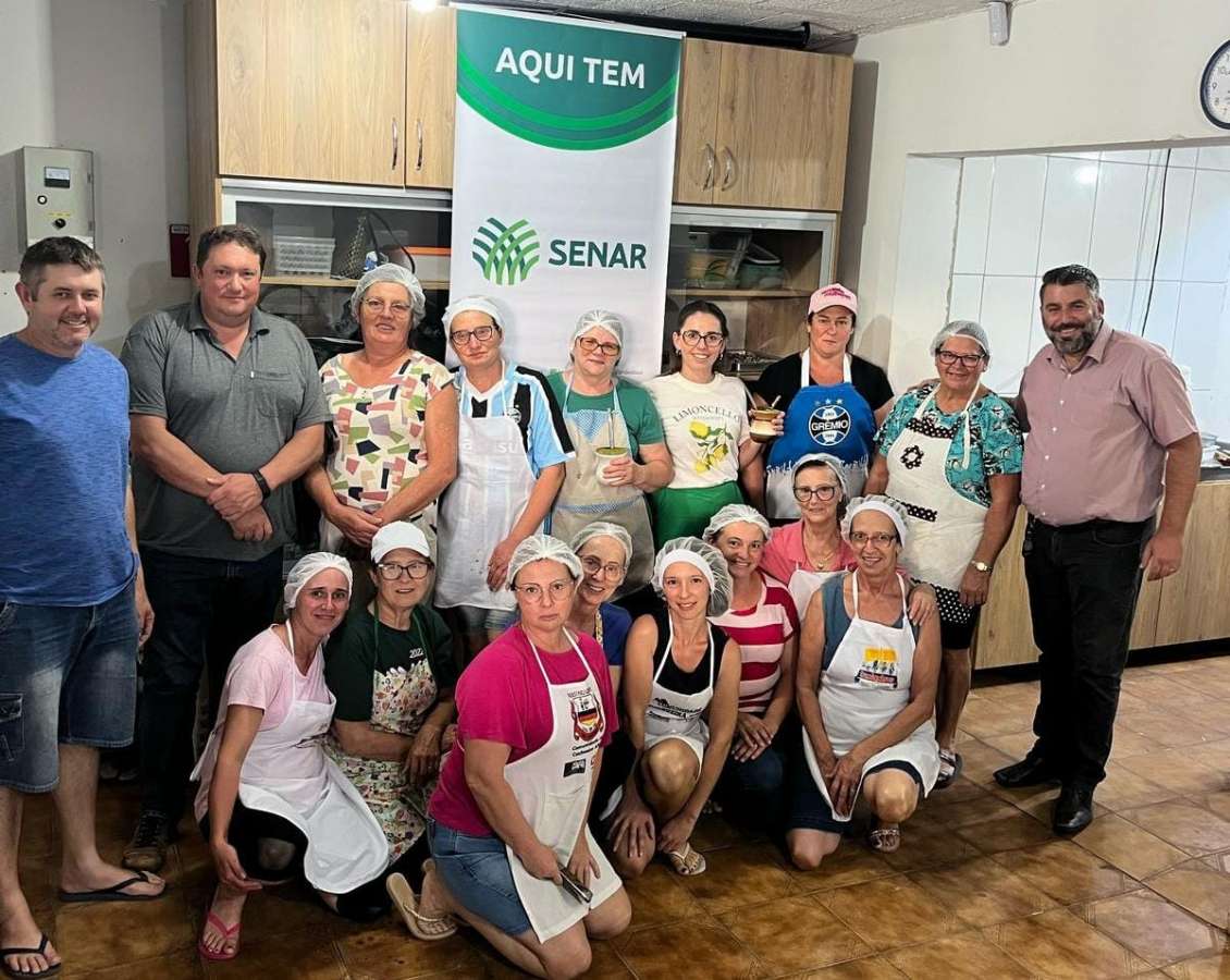 Prefeitura de Tapejara apoia curso de tortas e docinhos caseiros na comunidade de Cachoeira Alta