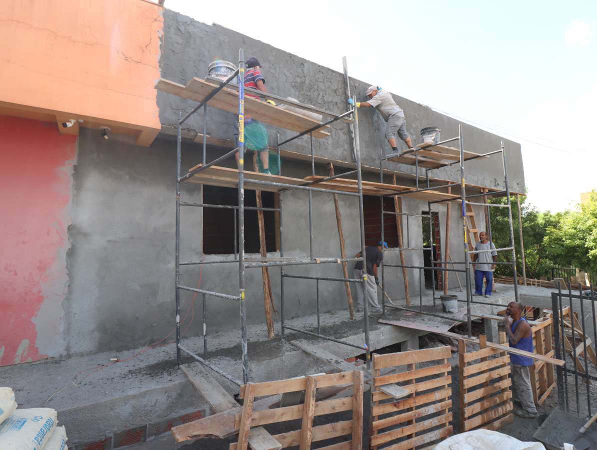 Obra de ampliação do Posto de Saúde do Bairro Nazaré está em andamento