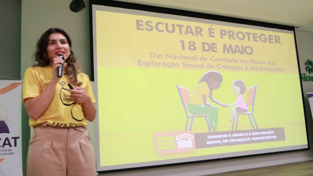 CREAS de Tapejara promove campanha sobre o Maio Laranja