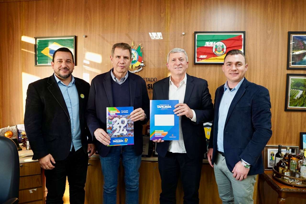 Prefeito Big cumpre agenda em Porto Alegre e trata de investimentos para Tapejara