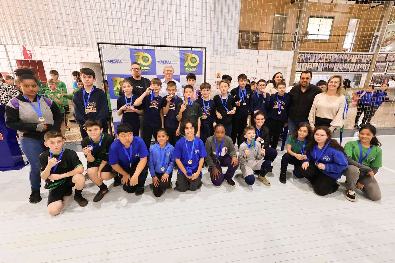 Olimpíadas Escolares de Tapejara 2025 encerram atividades com integração e destaque esportivo