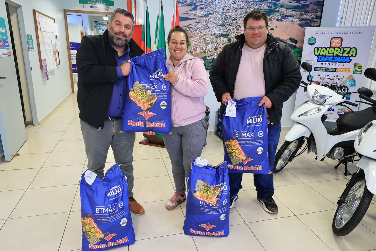 Programa Milho 100% beneficia agricultores de Tapejara