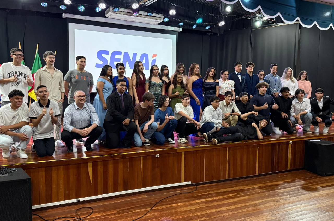 SENAI Tapejara forma 30 novos profissionais em solenidade de reconhecimento e celebração